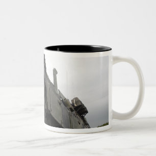An M88A2 Hercules Recovery Vehicle Two-Tone Coffee Mug