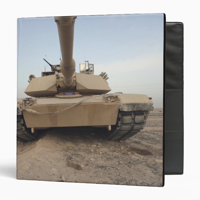 An M-1A1 Main Battle Tank Binder (Front/Inside)