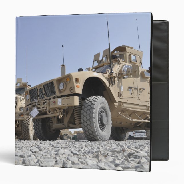 An M-ATV Mine Resistant Ambush Protected vehicl Binder (Front/Inside)