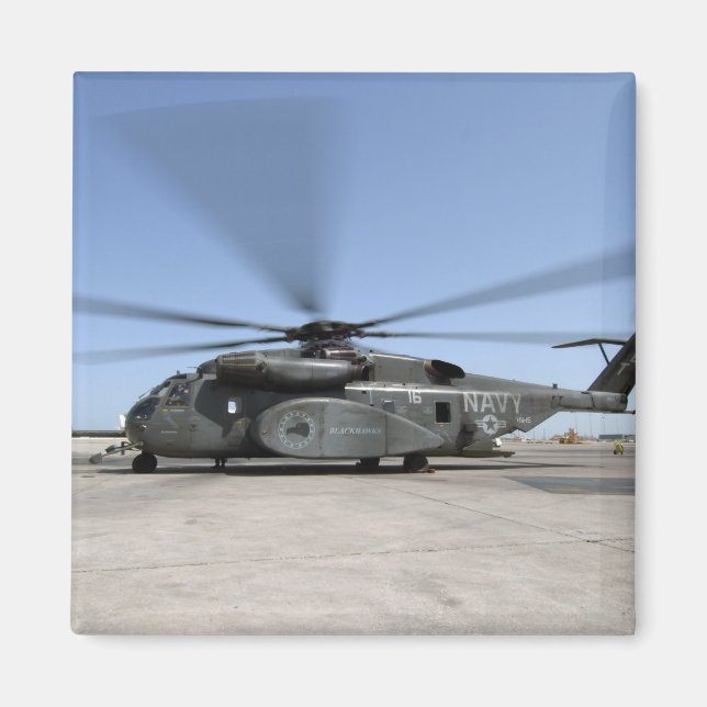 An MH-53E Sea Dragon helicopter Magnet (Front)