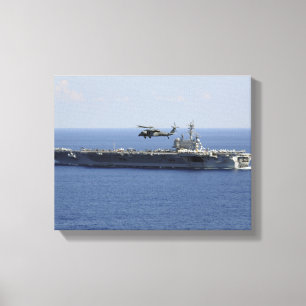 An MH-60S Seahawk helicopter Canvas Print