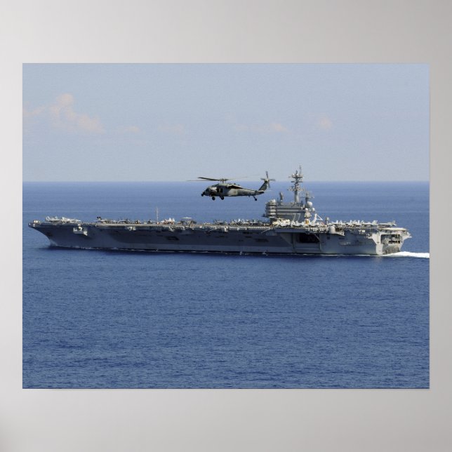 An MH-60S Seahawk helicopter Poster (Front)