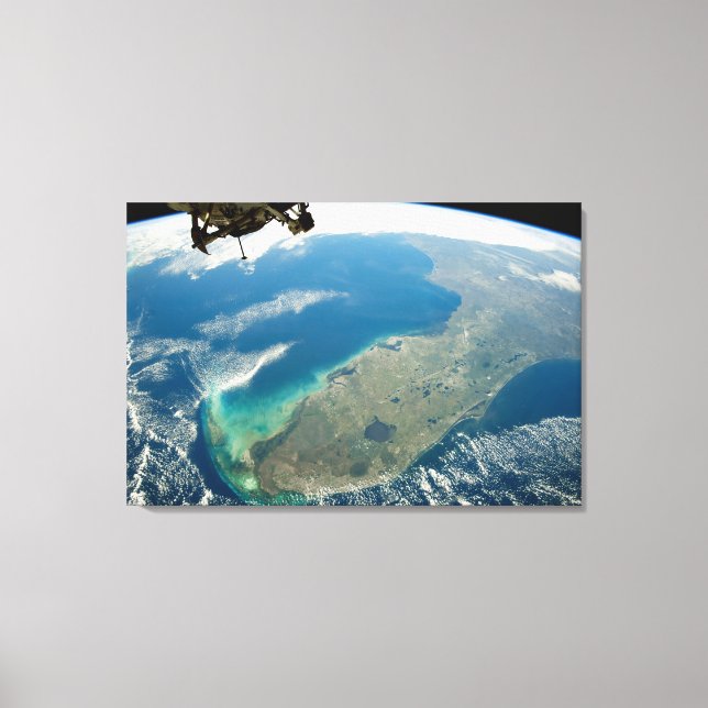 An Oblique Florida, On The Southeastern Coast Canvas Print (Front)