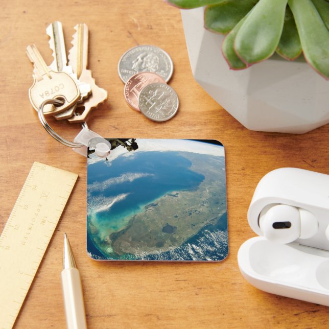 An Oblique Florida, On The Southeastern Coast Keychain (Desk)