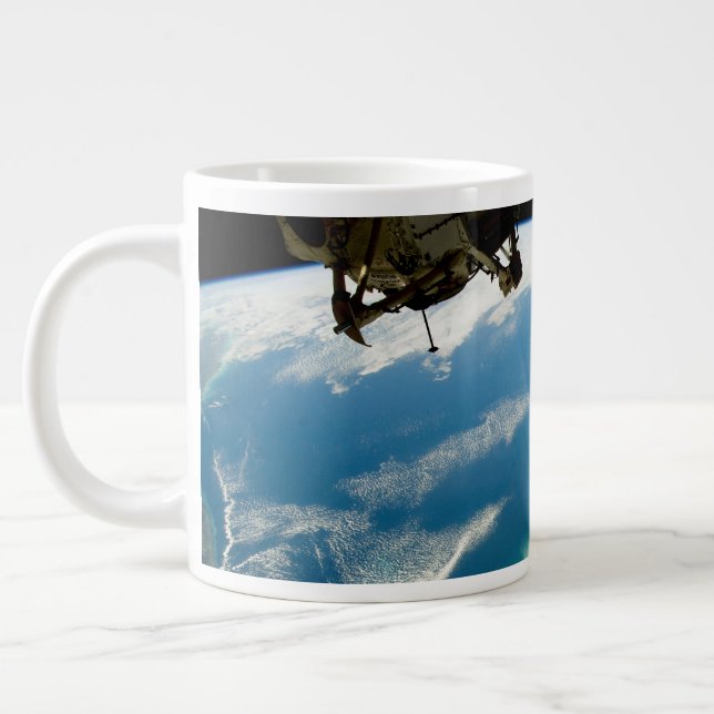 An Oblique Florida, On The Southeastern Coast Large Coffee Mug (Left)