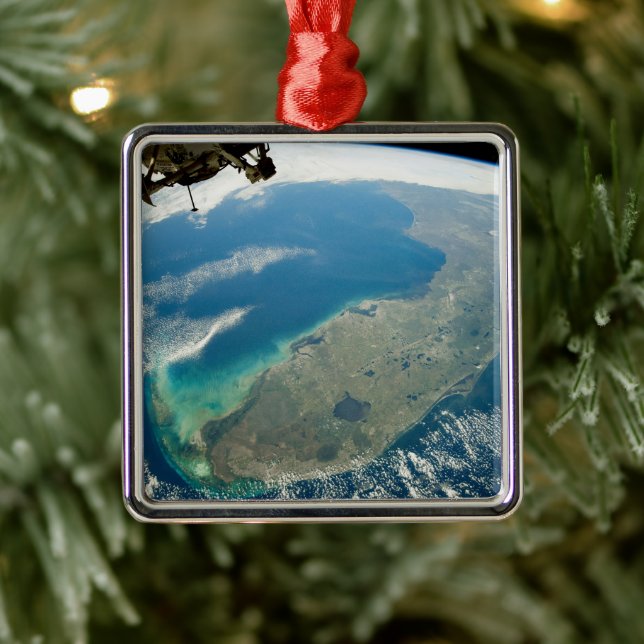 An Oblique Florida, On The Southeastern Coast Metal Ornament