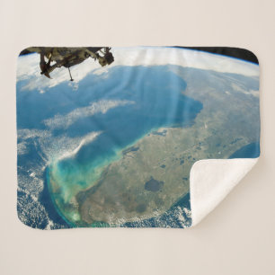An Oblique Florida, On The Southeastern Coast Sherpa Blanket