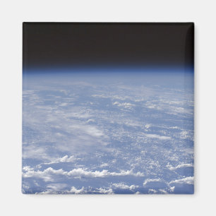 An oblique horizon view of the Earth's atmosphe Magnet