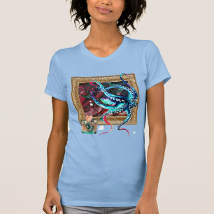 An Octopus, A Camera, And A Dark Map T-Shirt