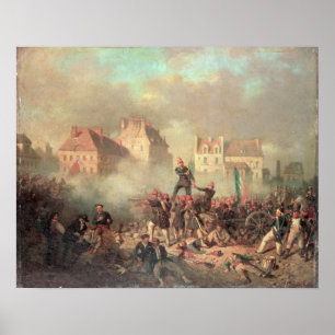 An Officer Giving the Order to Fire Poster