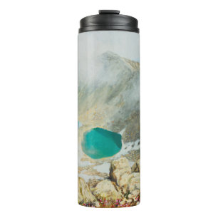 An oil painting on canvas of the highest peak in B Thermal Tumbler
