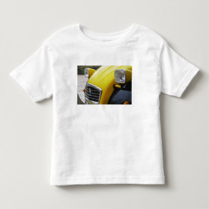 An old black and yellow Citroen 2CV 2 CV, detail Toddler T-shirt
