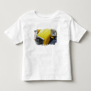 An old black and yellow Citroen 2CV 2 CV, detail Toddler T-shirt