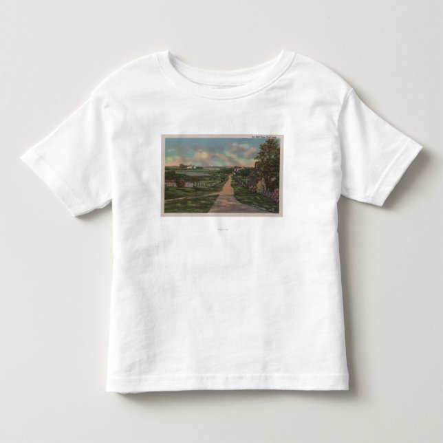 An Old Cape Cod Lane View Toddler T-shirt (Front)