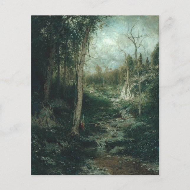 An Old Clearing (1881) - Papier plat (Devant)