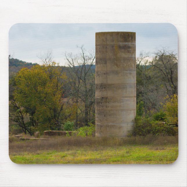 An Old Farm Silo Mouse Pad (Front)