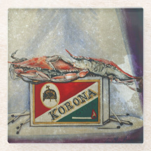An Old Flame Glass Coaster