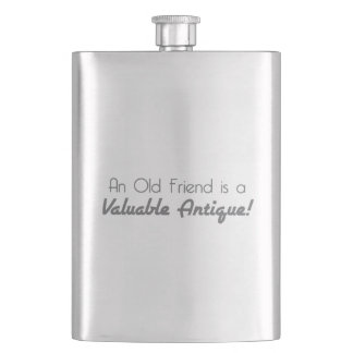 An Old Friend is a Valuable Antique! Hip Flask
