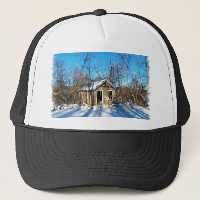 An Old House in the Snow Trucker Hat (Front)