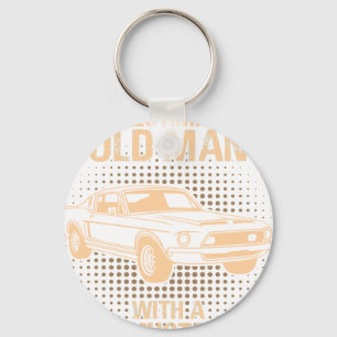 An Old Man Ford Mustang 1967 - 1968 Gt500 3 Keychain