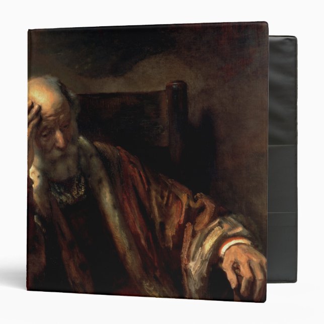An Old Man in an Armchair Binder (Front/Inside)