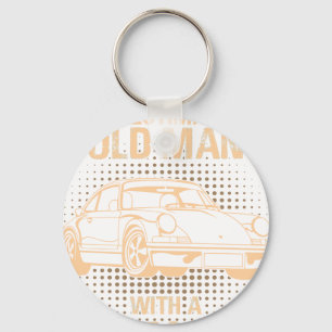 An Old Man Porsche 911 Carrera Rs 2.7 Keychain