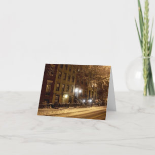 'An Old New York Winter' Holiday Card