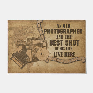 An Old Photographer Doormat, Photographer Retro  Doormat