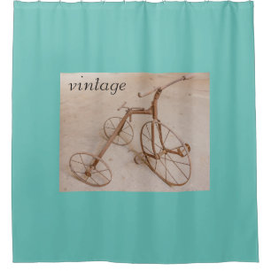 AN OLD TRICYCLE 1928 SHOWER CURTAIN