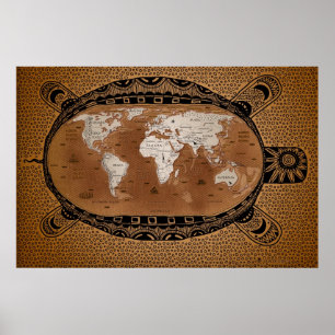 An Old Turtle Poster