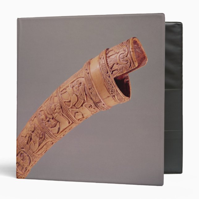 An oliphant, from the Treasure of St. Sernin Binder (Front/Inside)