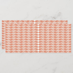 an orange and white pattern on a white background menu