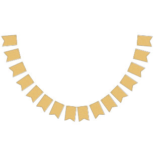 an orange and yellow background with circles bunting flags