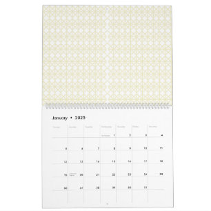 an orange and yellow background with small dots calendar