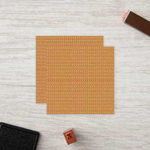 an orange and yellow background with small dots loyalty card
