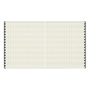 an orange and yellow background with small dots name tag