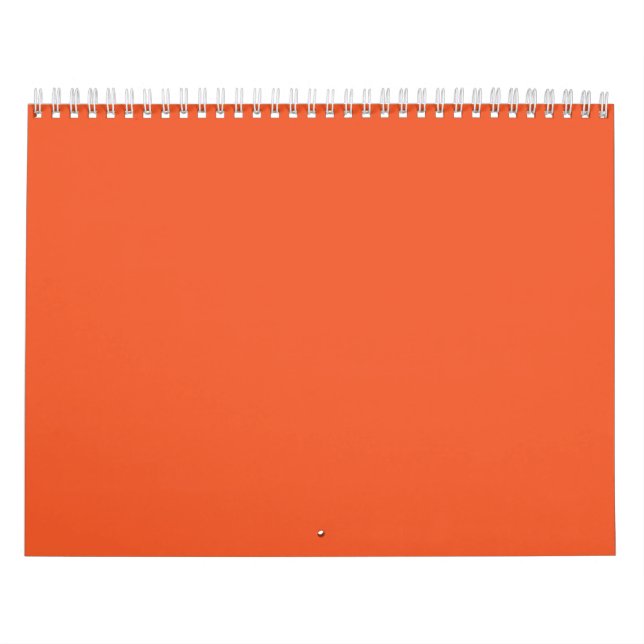 an orange background with a calendar (Cover)