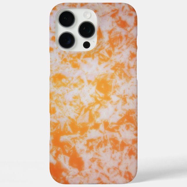 An orange grunge textured | Case-Mate iPhone case (Back)