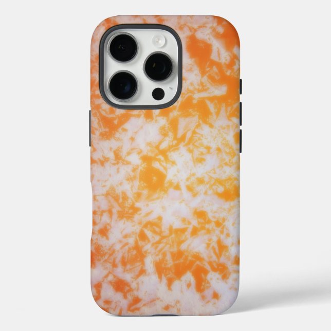 An orange grunge textured | Case-Mate iPhone case (Back)