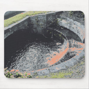 An Orange Pool in Welshpool Mouse Pad