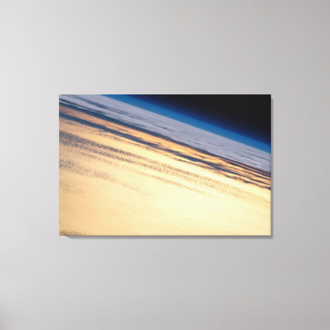 An Orbital Sunset Off The Coast Of Baja California Canvas Print (Front)