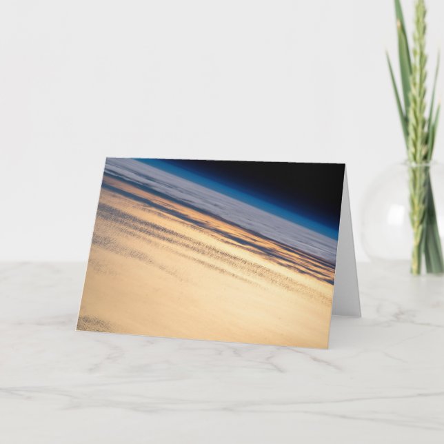 An Orbital Sunset Off The Coast Of Baja California Card (Front)