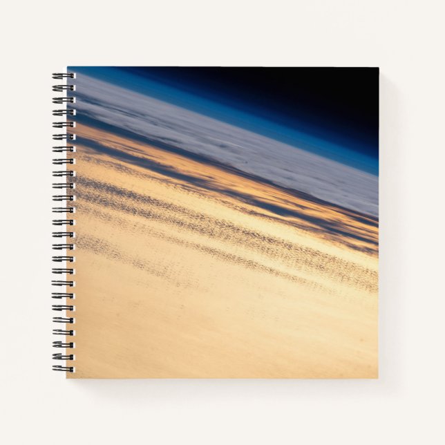 An Orbital Sunset Off The Coast Of Baja California Notebook (Front)