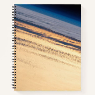 An Orbital Sunset Off The Coast Of Baja California Notebook