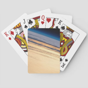 An Orbital Sunset Off The Coast Of Baja California Playing Cards