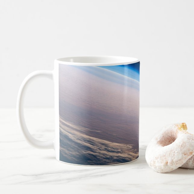 An Orbital Sunset Off The Coast Of Cabo San Lucas Coffee Mug (With Donut)