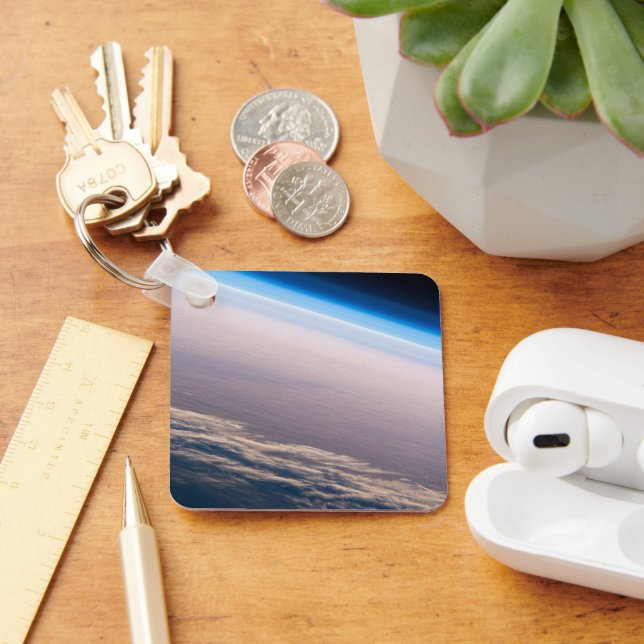 An Orbital Sunset Off The Coast Of Cabo San Lucas Keychain (Desk)