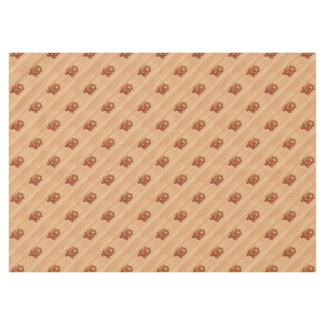 An oriental Dragon in Bamboo Tablecloth (Front (Horizontal))