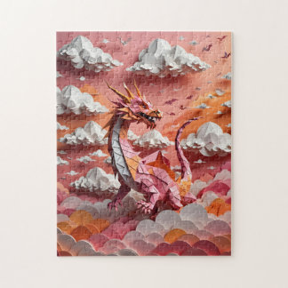 An origami dragon  jigsaw puzzle