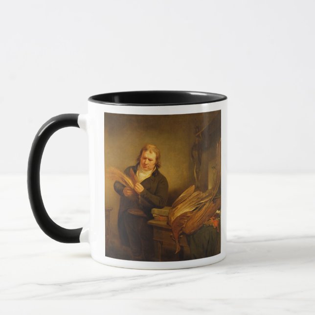 An Ornithologist, probably Mr. Thomson, Animal and Mug (Left)